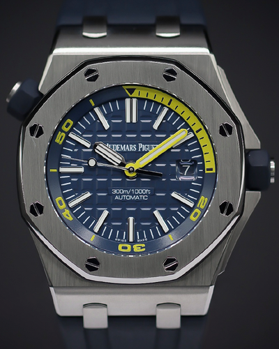 2018 Audemars Piguet Royal Oak Offshore Diver 42MM Blue Dial Rubber Strap (15710ST.OO.A027CA.01)