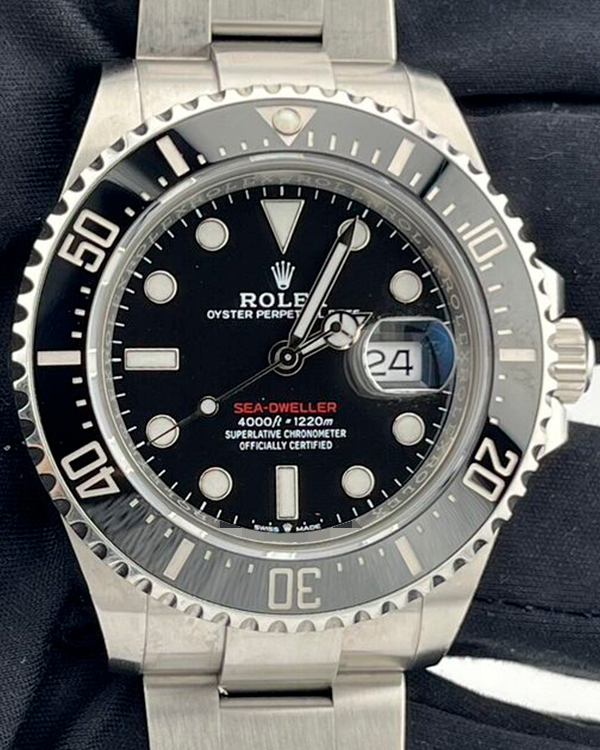 2021 Rolex Sea-Dweller Deepsea 43MM Black Dial Oyster Bracelet (126600)