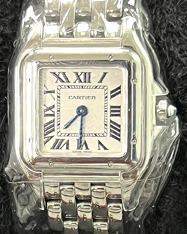 2024 Cartier Panthère De Cartier 22x30MM Quartz Silver Dial Steel Bracelet (WSPN0006)