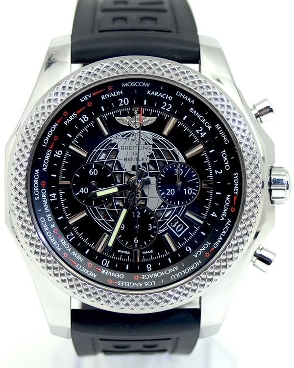 Breitling Bentley B05 Unitime 49MM Black Dial Rubber Strap (AB0521)