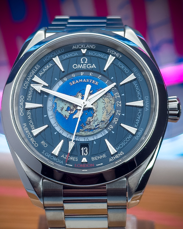 2022 Omega Seamaster Aqua Terra 43MM Blue Dial Steel Bracelet (220.10.43.22.03.001)