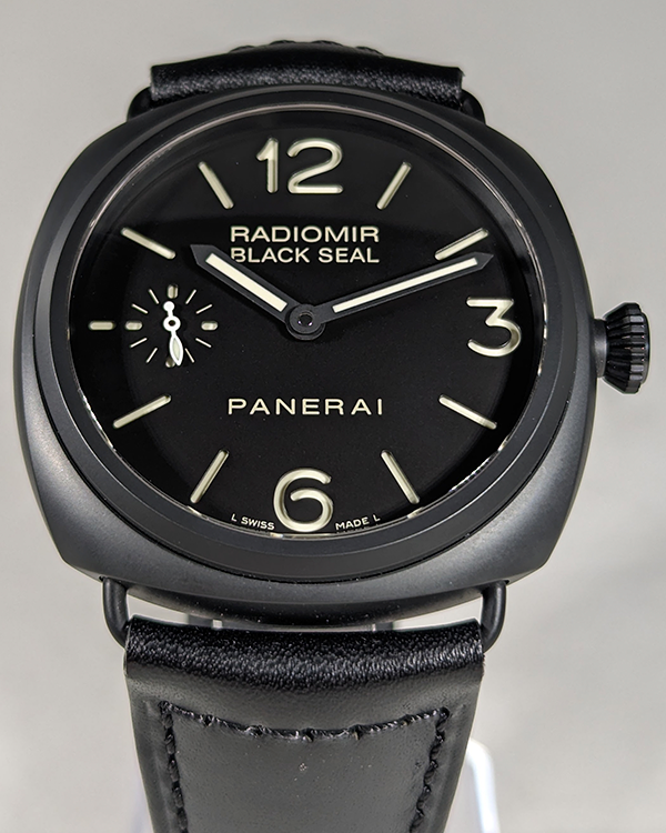 Panerai Radiomir Black Seal 45MM Black Dial Leather Strap (PAM00292)