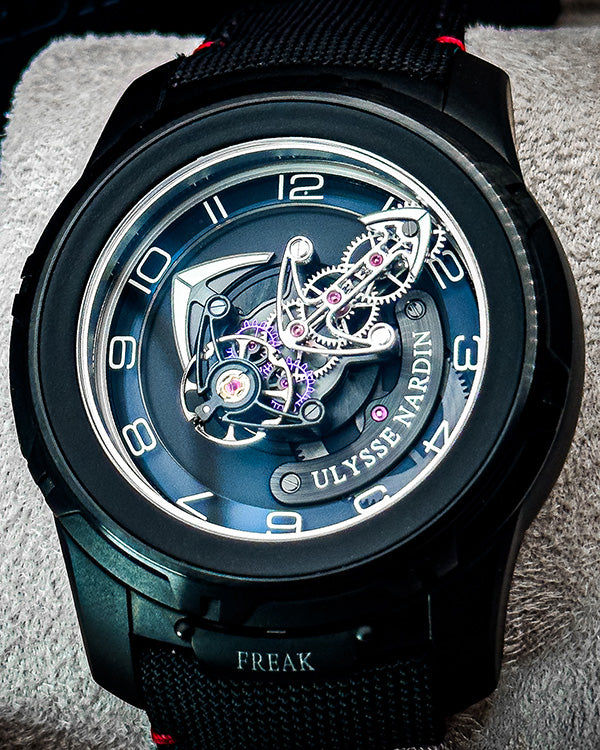 2020 Ulysse Nardin Freak L.E. 45MM Black Dial Textile Strap (20503-132/BLACK)