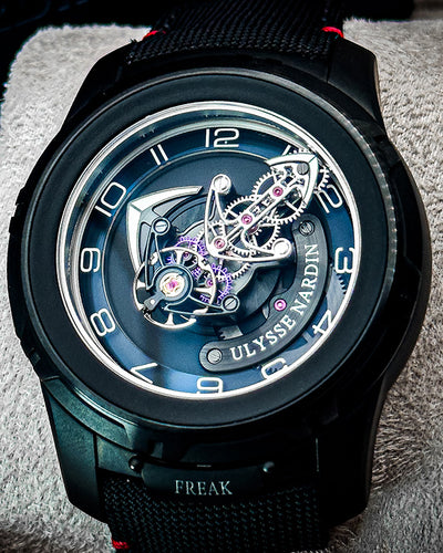 2020 Ulysse Nardin Freak L.E. 45MM Black Dial Textile Strap (20503-132/BLACK)