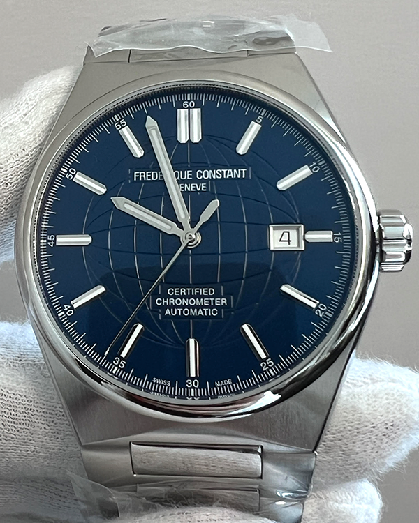 2024 Frederique Constant Highlife 41MM Blue Dial Steel Bracelet (FC-303N4NH6B)