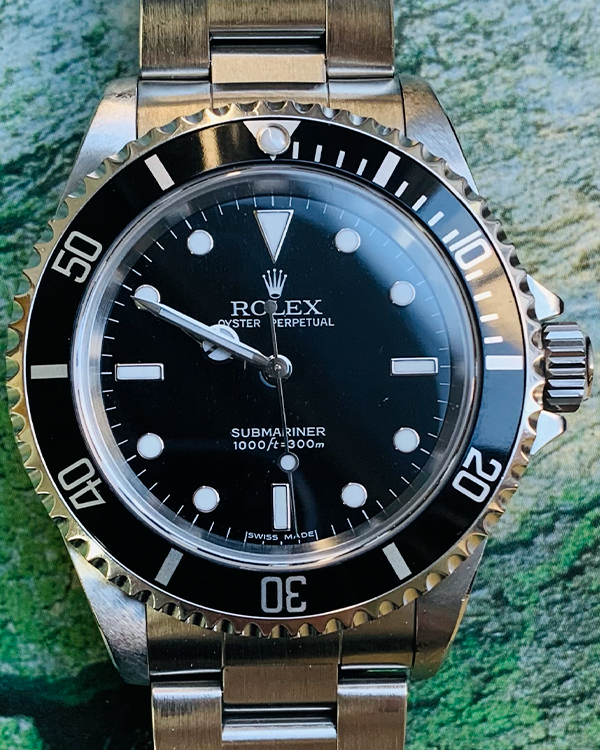 2004 Rolex Submariner No-Date 40MM Black Dial Steel Bracelet (14060M)