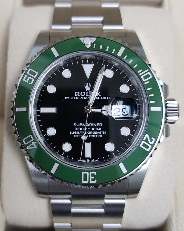 2023 Rolex Submariner Date "Starbucks" 41MM Oystersteel Black Dial (126610LV)