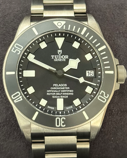 2023 Tudor Pelagos 42MM Black Dial Titanium Bracelet (25600TN)