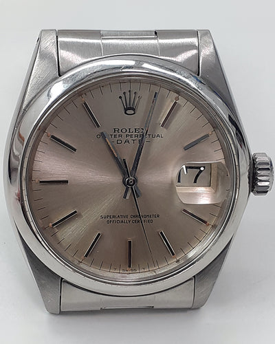 Rolex Oyster Perpetual Date 34MM Silver Dial Oyster Bracelet (1500)