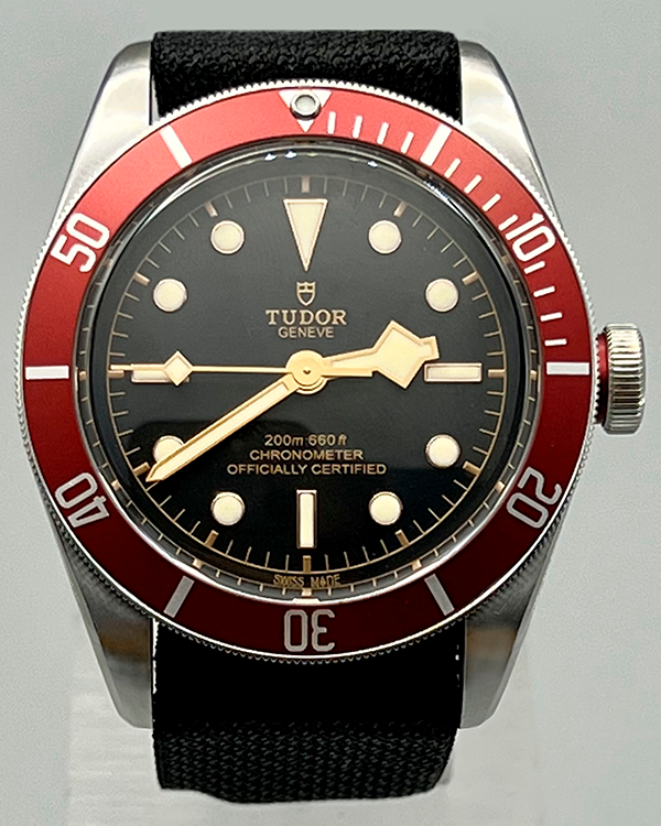 No Reserve - 2018 Tudor Black Bay 41MM Black Dial Textile Strap (79230R)