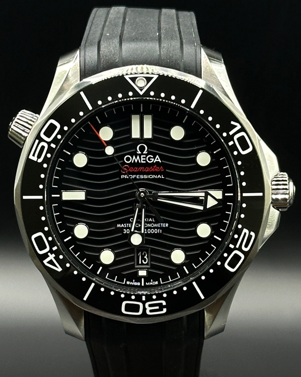 Omega Seamaster Diver 300M 42MM Black Dial Rubber Strap (210.32.42.20.01.001)