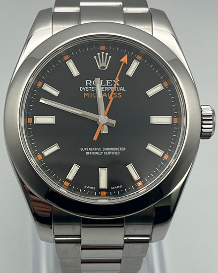 Rolex Milgauss 40MM Black Dial Oyster Bracelet (116400)