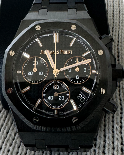 2024 Audemars Piguet Royal Oak 41MM Black Dial Ceramic Bracelet (26240CE.OO.1225CE.02)