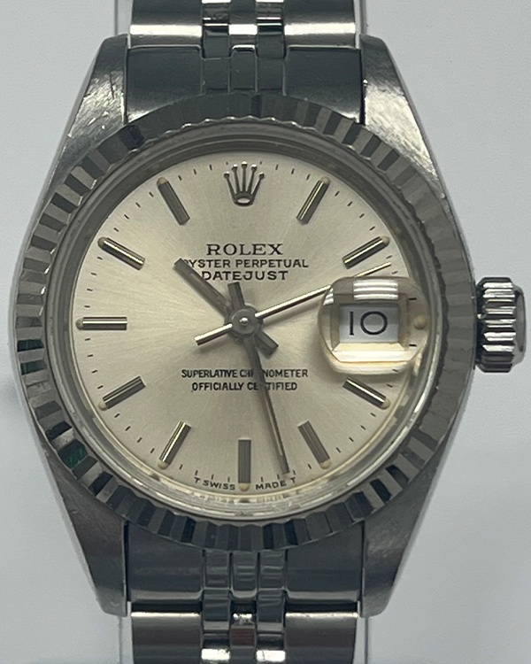 Rolex Lady-Datejust 26MM Silver Dial Steel Jubilee Bracelet (69174)