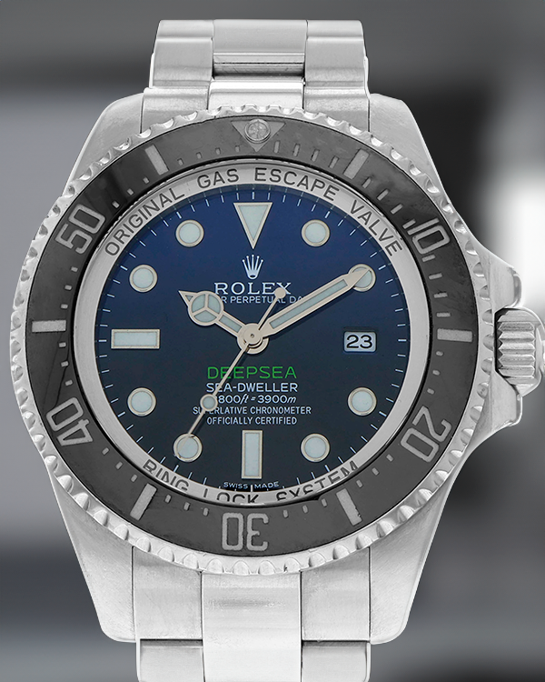 2008 Rolex Sea-Dweller Deepsea 44MM Blue-Black Gradient Dial Steel Oyster Bracelet (116660)