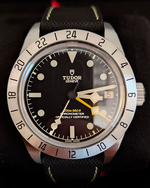 2024 Tudor Black Bay Pro GMT 39MM Black Dial Rubber Strap (79470)