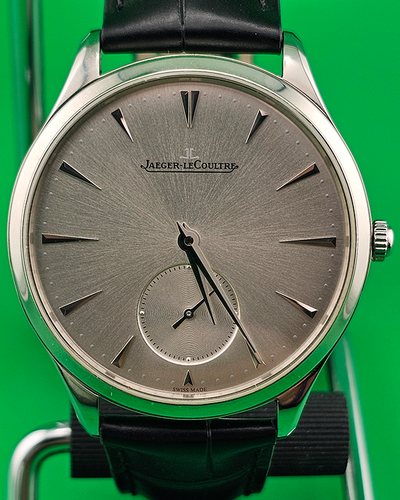 Jaeger-LeCoultre Master Ultra Thin 38.5MM Silver Dial Leather Strap (171.8.90.S)