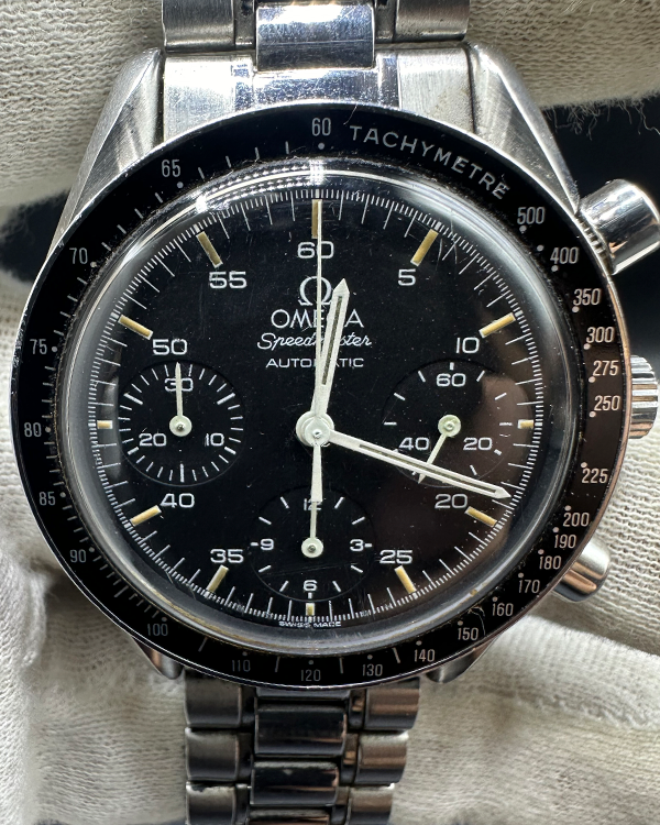 1992 Omega Speedmaster Reduced 39MM Black Dial Steel Bracelet (3510.50.00)