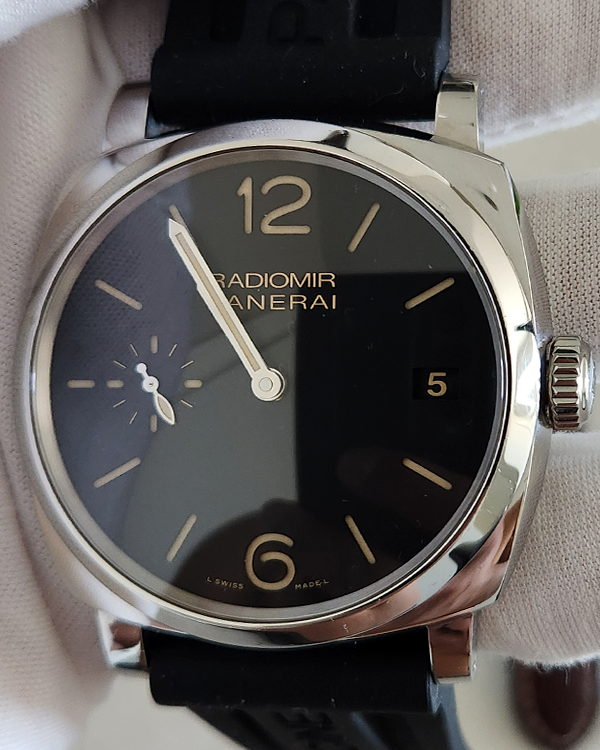 Panerai Radiomir 1940 3 Days 47MM Black Dial Rubber Strap (PAM00514)