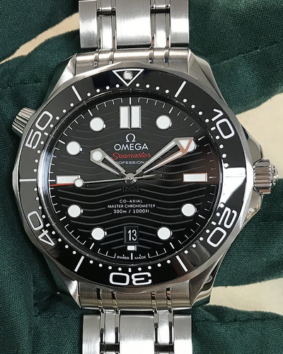 2024 Omega Seamaster Diver 300M 42MM Black Dial Steel Bracelet (210.30.42.20.01.001)