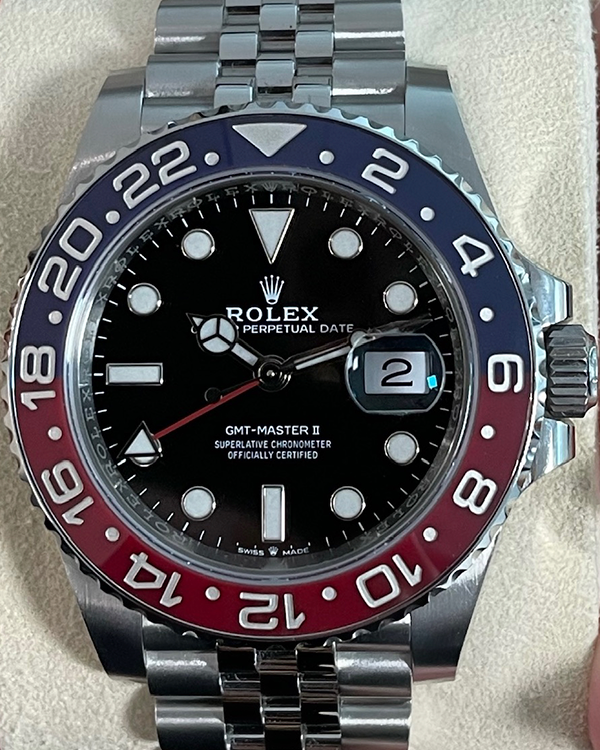 2020 Rolex GMT-Master II "Pepsi" 40MM Black Dial Jubilee Bracelet (126710BLRO)