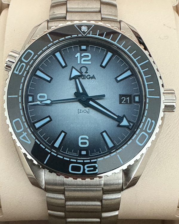 2024 Omega Seamaster Planet Ocean 600M "Summer Blue" 39.5MM Blue Dial Steel Bracelet (215.30.40.20.03.002)