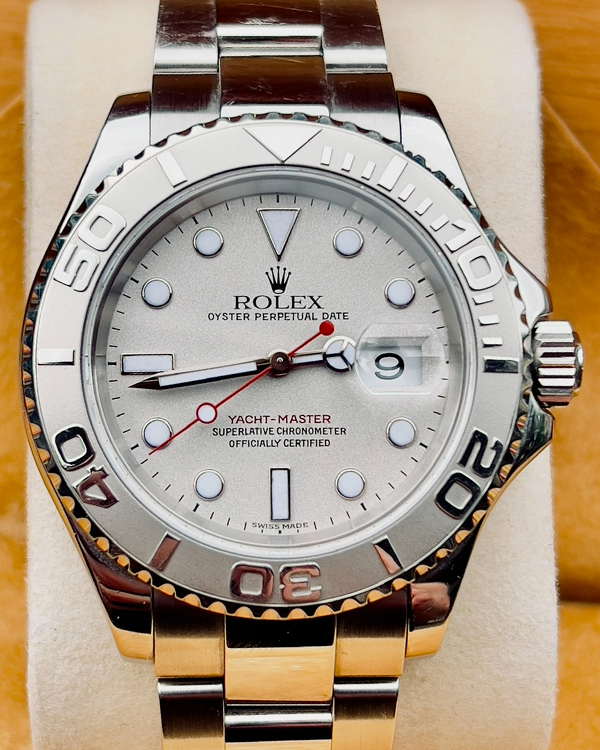 2005 (F Serial) Rolex Yacht-Master 40MM Silver Dial Oyster Bracelet (16622)