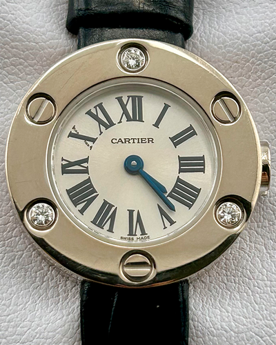 Cartier Love De Cartier 23MM Quartz Silver Dial Leather Strap (2974)