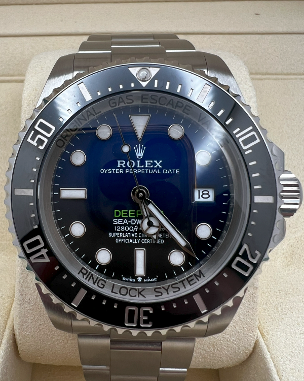 2023 Rolex Sea-Dweller Deepsea "James Cameron" 44MM D-Blue Dial Oyster Bracelet (136660)