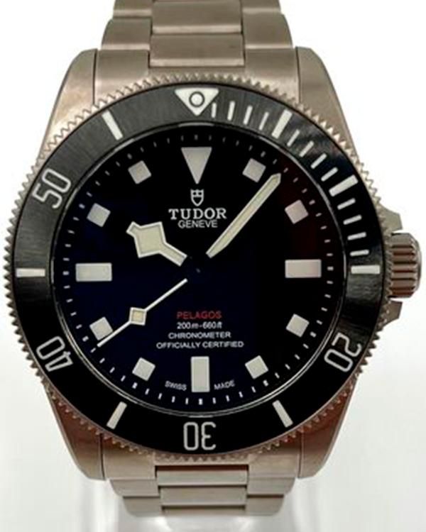 2023 Tudor Pelagos 39MM Black Dial Titanium Bracelet (25407N)