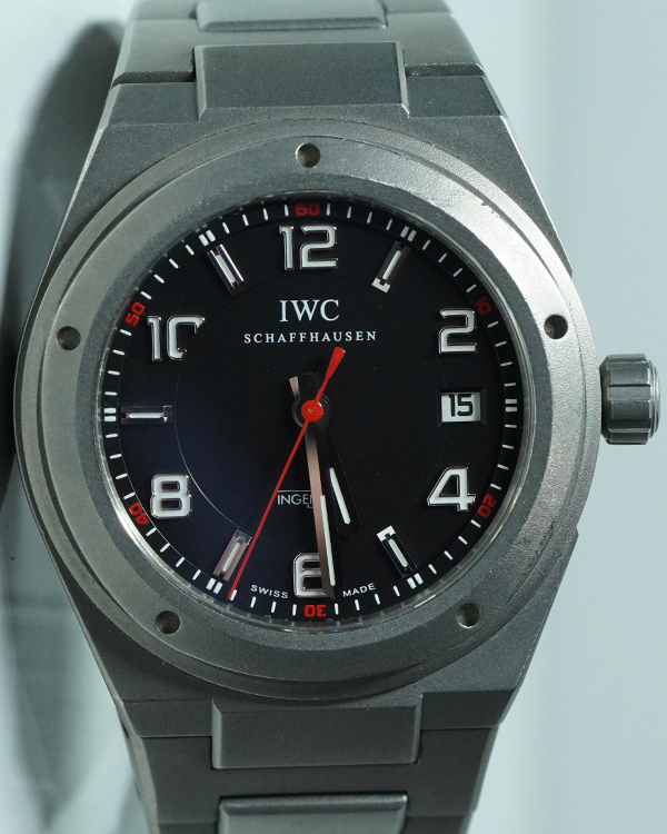 IWC Ingenieur AMG 42.5MM Black Dial Titanium Bracelet (IW322703)