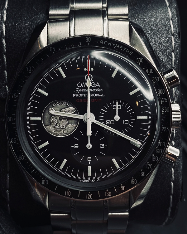 Omega Speedmaster Professional Apollo 11 40th Anniversary Limited Edition 42MM Black Steel Bracelet (311.30.42.30.01.002)