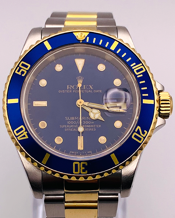 Rolex Submariner Date "Bluesy" 40MM Blue Dial Two-Tone Steel/Yellow Gold Bracelet (116613)