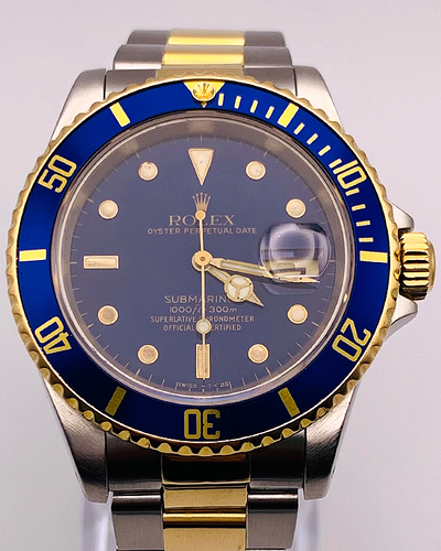 Rolex Submariner Date "Bluesy" 40MM Blue Dial Two-Tone Steel/Yellow Gold Bracelet (116613)