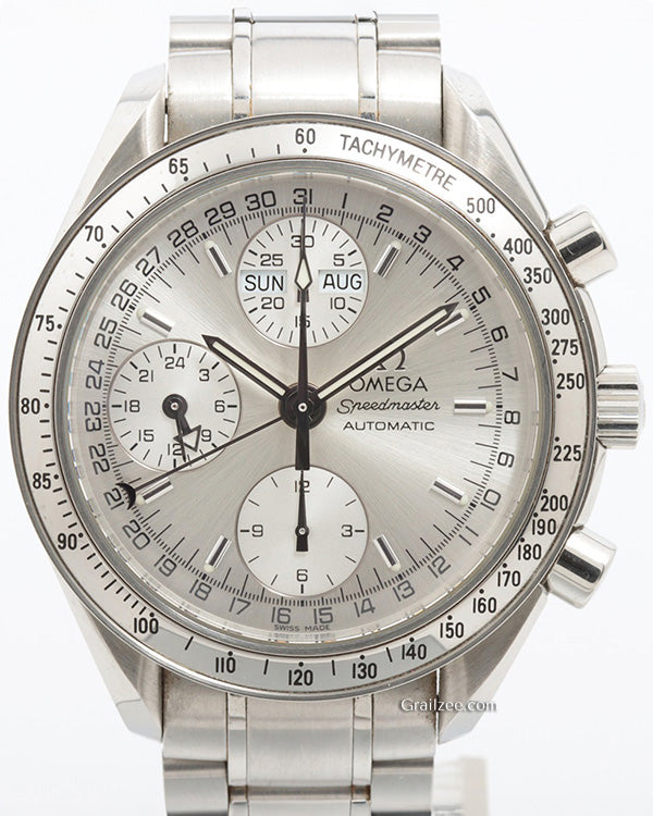 Omega Speedmaster Day-Date 39MM Silver Dial Steel Bracelet (3523.30.00)