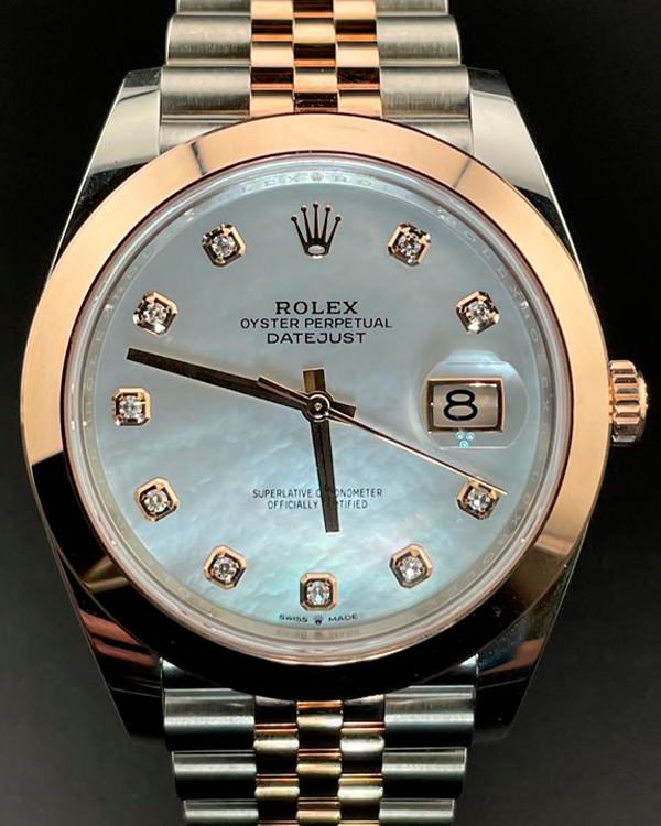 2022 Rolex Datejust 41MM Mother Of Pearl Dial Two-Tone Jubilee Bracelet (126301)