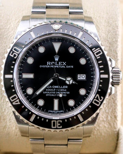 Rolex Sea-Dweller 4000 Black Dial Steel Bracelet (116600)