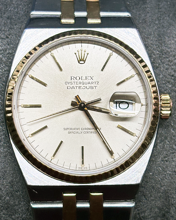 Rolex Datejust Oysterquartz 36MM Quartz Champagne Dial Two-Tone Oysterquartz Bracelet (17013)