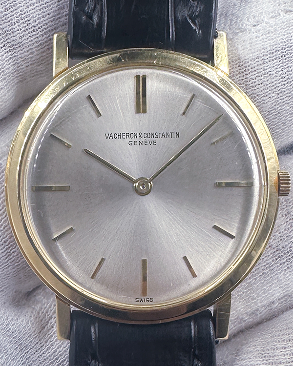 Vacheron Constantin Ultra Thin Silver Dial Leather Strap (6415)