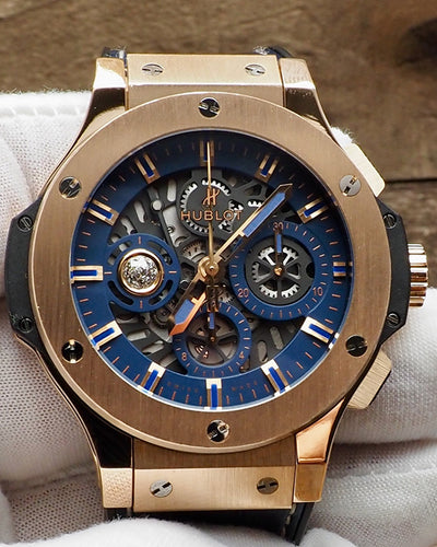 2023 Hublot Big Bang Aero Bang Crown Of Light L.E. 44MM Skeleton Dial Rubber/Leather Strap (310.PX.7180.LR.COL19)