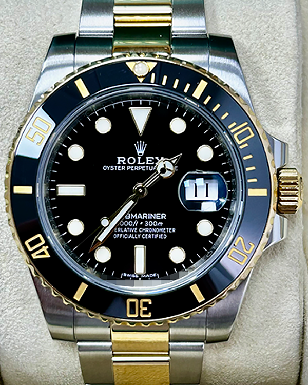 Rolex Submariner Date 40MM Black Dial Two-Tone Oyster Bracelet (116613LN)