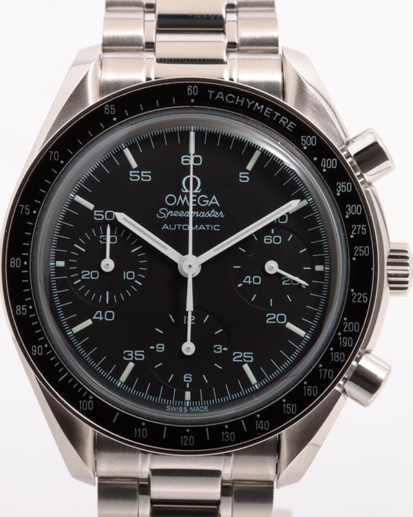 Omega Speedmaster Reduced 39MM Black Dial Steel Bracelet (3510.50.00)