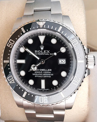 2015 Rolex Sea-Dweller Deepsea 40MM Black Dial Oyster Steel Bracelet (116600)