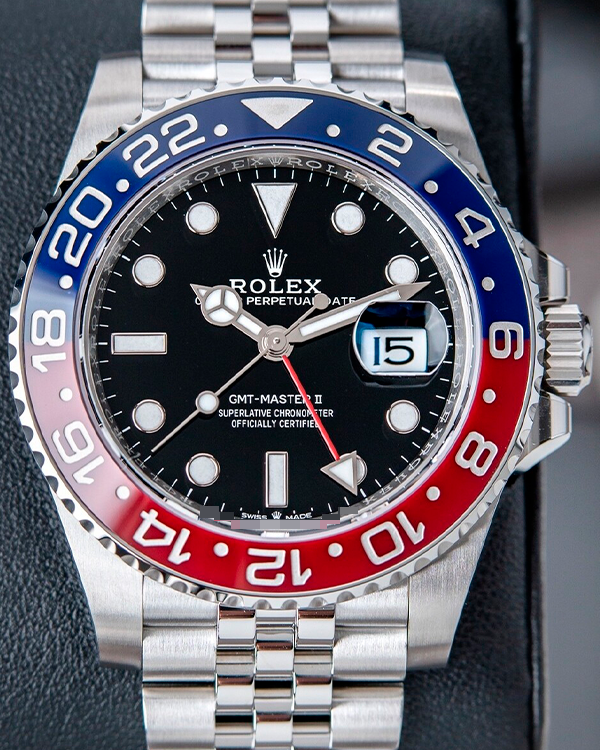 2019 Rolex GMT-Master II "Pepsi" 40MM Black Dial Jubilee Bracelet (126710BLRO)