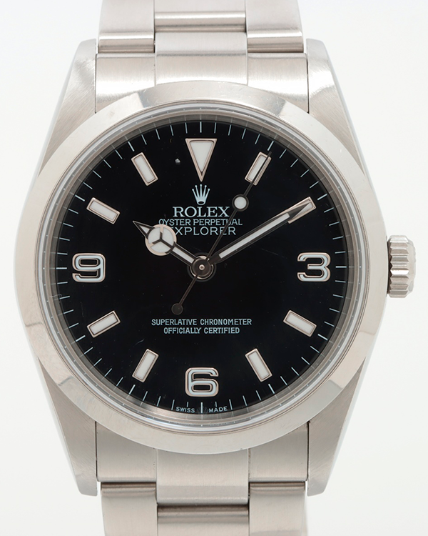 2001 (K Serial) Rolex Explorer 36MM Black Dial Oyster Bracelet (114270)