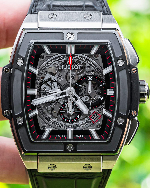 Hublot Spirit of Big Bang 45MM Skeleton Dial Rubber Strap (601.NM.0173.LR)