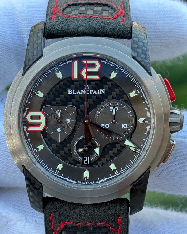 Blancpain L-Evolution 43.5MM Carbon Fiber Dial Nylon Strap (8885F 1203 52B)