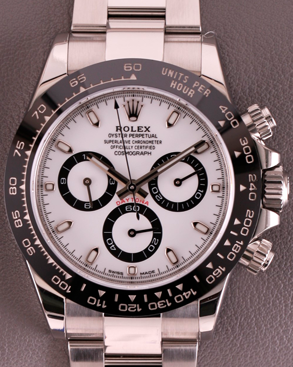 Rolex Cosmograph Daytona "Panda" 40MM White Dial Steel Bracelet (116500LN)