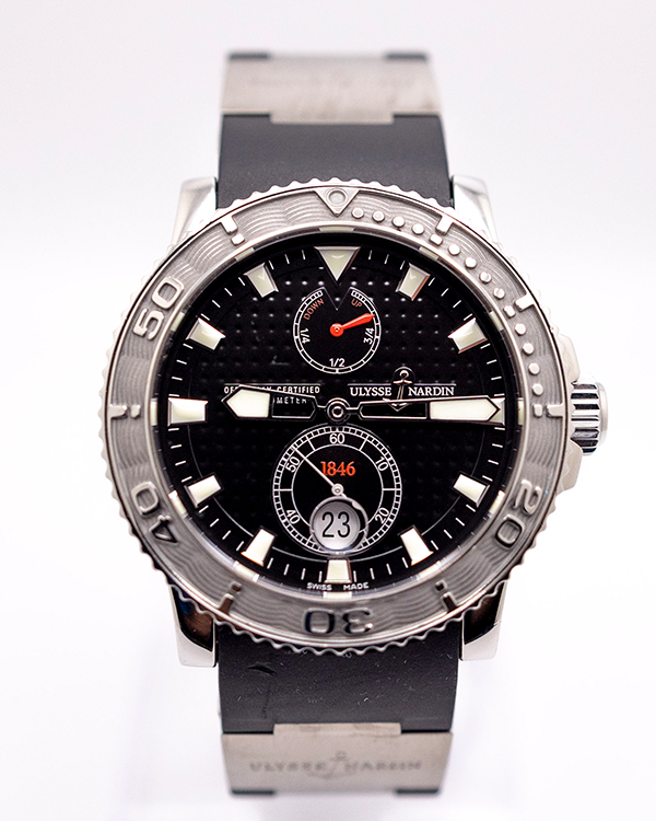 No Reserve - 2005 Ulysse Nardin Maxi Marine Diver Black Dial (263-33-3/92)