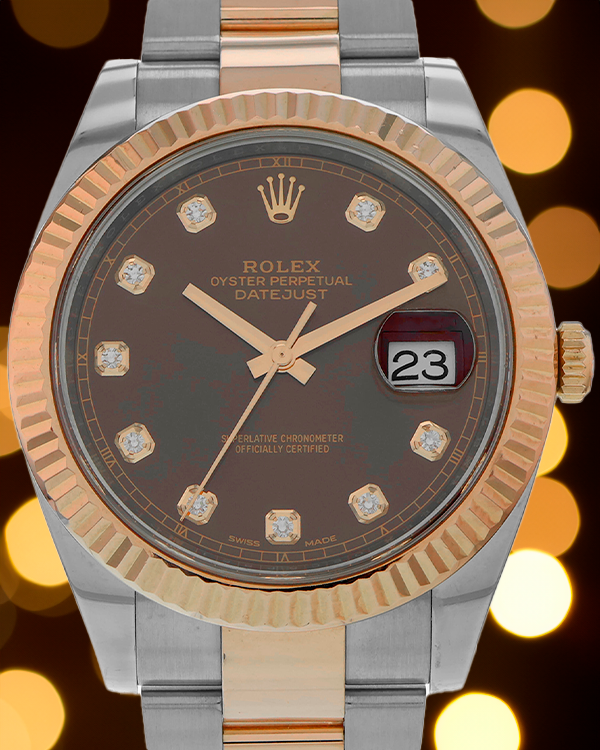 Rolex Datejust 41MM Chocolate Dial Two-Tone Bracelet (126331)